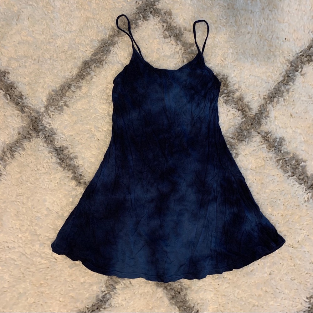 Tie dye tank top dress